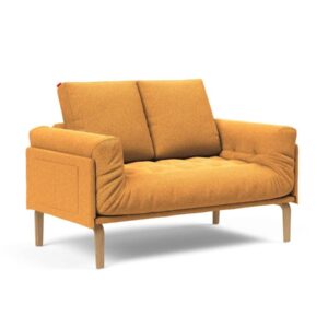 Innovation Rollo Daybed Sofa (fest versteppt) 536 Boucle Ochre Rollo Bow