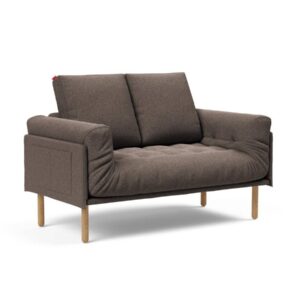 Innovation Rollo Daybed Sofa (fest versteppt) 530 Bouclé Taupe Rollo Stem