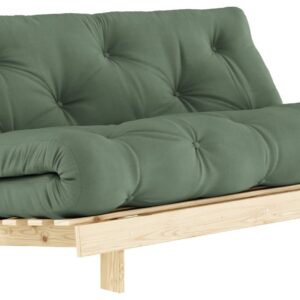 Schlafsofa ROOTS 160 cm Polster OLIVE GREEN Klappgestell Kiefer EAN:5713655146423