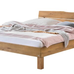 Hasena RENZETTI Bett Massivholzbett 200x200 Fuß 25 cm Wildeiche geölt EAN:7618756361486